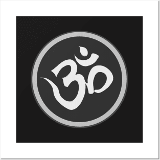 Spiritual Om Symbol Sacred Mantra Posters and Art